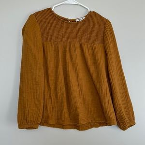 Madewell long-sleeved top, size XS